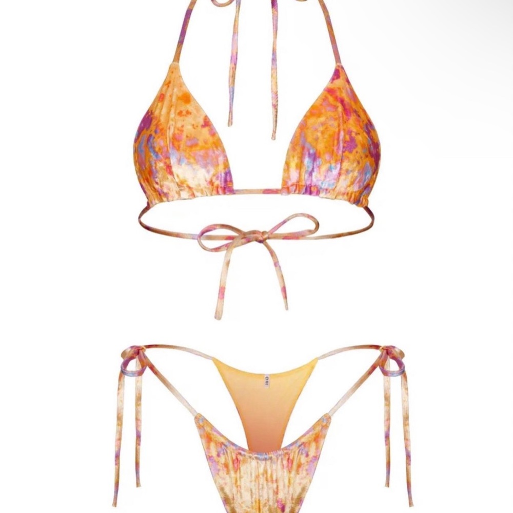 Velour bikini